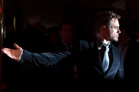 El actor, durante la presentacin de 'Iron Man 3' en Pars. | Afp