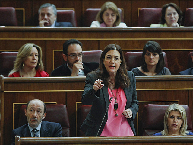 La portavoz del PSOE en el Congreso, Soraya Rodrguez. | Emilio Naranjo / Efe