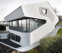 Casa diseñada por el estudio de Jürgen Mayer H. en Stuttgart.