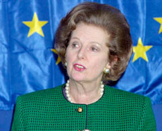 Margaret Thatcher, en 1989. | Afp
