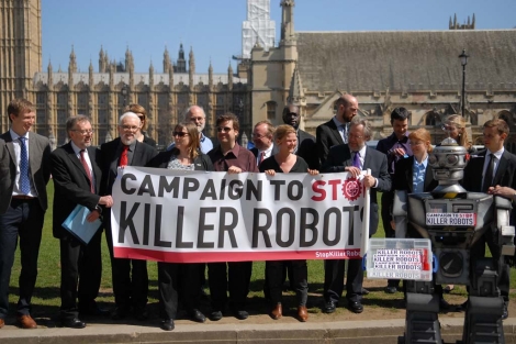 Lanzamiento de la campaa Stop Killer Robots en Londres | stopkillerrobots.org/