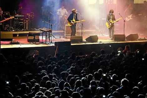 Los granadinos Lori Meyers en un concierto en Alicante. | Manuel Lorenzo