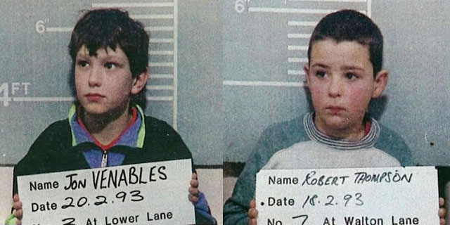 Jon Venables y Robert Thompson, tras ser detenidos por el asesinato de James Bulger. | E.M.