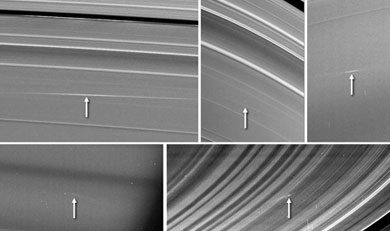 Impactos de meteoritos en Saturno. | NASA