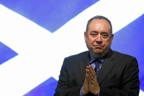 El primer ministro de Escocia, Alex Salmond, durante una conferencia de prensa. | Reuters