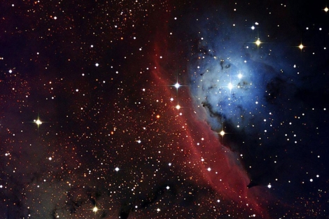 Imagen facilitada por el ESO de la nebulosa NGC 6559. | Efe