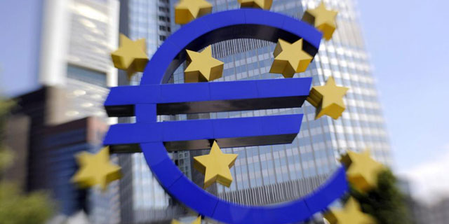 Imagen del BCE, que hoy ha bajado los tipos de inters.| Efe