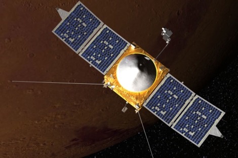 Nave MAVEN que viajará a Marte. | NASA