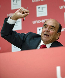 Emilio Botn, presidente del Santander. | Efe