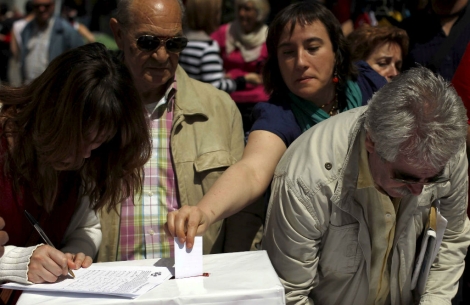 Participantes en la consulta sanitaria en la Comunidad de Madrid. | Javier Barbancho