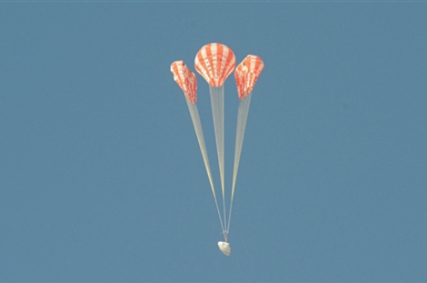 Aterrizaje de la nave Orion. | NASA