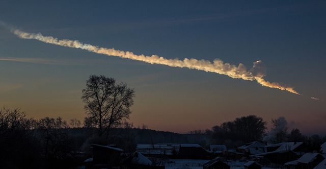 Rastro del meteorito de los Urales. | Alex Alishevskikh