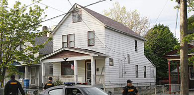 La casa donde estuvieron cautivas las tres chicas en Cleveland (Ohio). | Efe