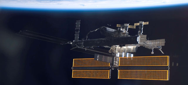 Imagen panormica de la Estacin Espacial Internacional. | AFP
