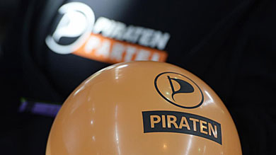 Imagen del congreso federal del Partido Pirata en Alemania