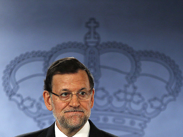 El presidente del Gobierno, Mariano Rajoy, en la rueda de prensa junto a Passos Coelho. | Susana Vera / Reuters