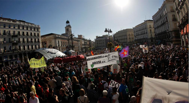 Manifestacin con motivo del segundo aniversario del 15M en Madrid. | Alberto di Lolli
