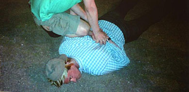 El estadounidense Ryan C. Fogle, durante su detencin en Mosc. | Afp