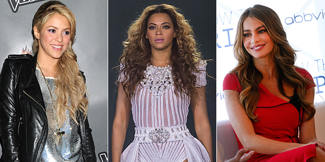 Shakira, Beyonc y Sofia Vergara, tres de las estrellas del mundo del espectculo en la lista. | Gtres