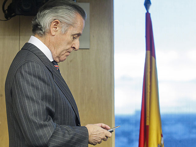 El ex presidente de Caja Madrid Miguel Blesa en noviembre de 2011. | Jos Aym