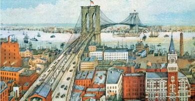 El Puente de Brooklyn. [MS IMGENES]