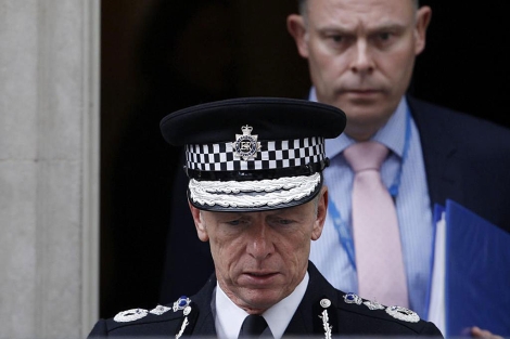 El comisario jefe de Scotland Yard sale de Downing Street. | Efe