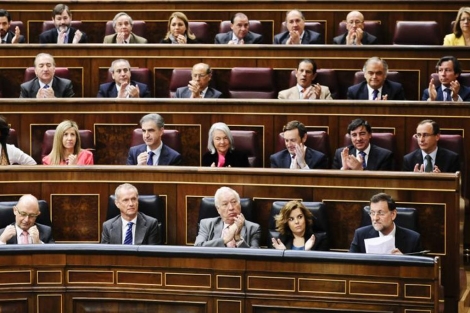 Bancada 'popular' en el Congreso de los Diputados. | Gonzalo Arroyo