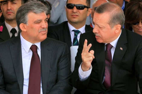 Erdogan (derecha) junto al presidente turco Abdullah Gul. | Getty