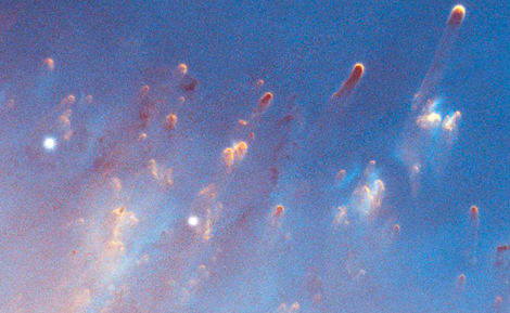 Glóbulos en la nebulosa de la Hélice | NASA