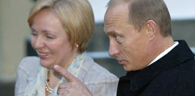 Putin, con su hasta ahora esposa. | Efe VEA MS IMGENES