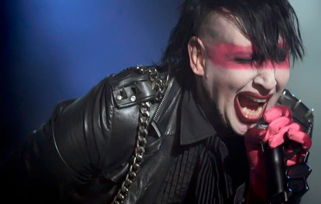 Marilyn Manson durante un concierto.| El Mundo