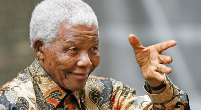 Nelson Mandela cuando se encontraba mejor de salud.