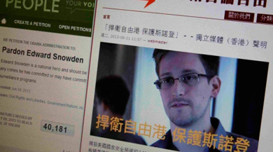 Snowden, en un medio hongkons.| Reuters