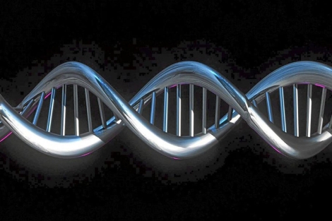 Imagen computerizada de una cadena de ADN.| El Mundo