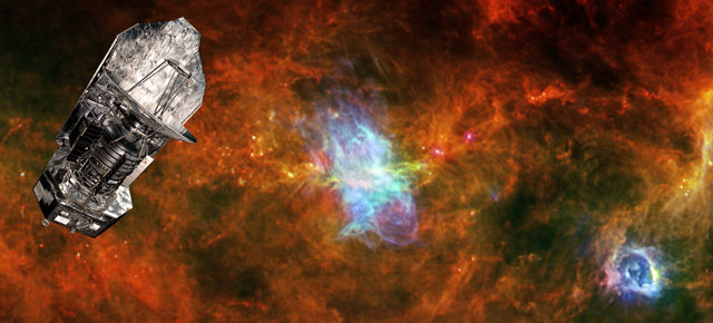 Recreacin artstica del observatorio Herschel. | ESA