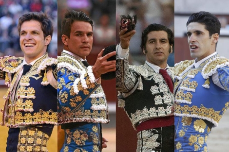 El Juli, Manzanares, Morante y Talavante, protagonistas de la Feria de julio en Valencia.