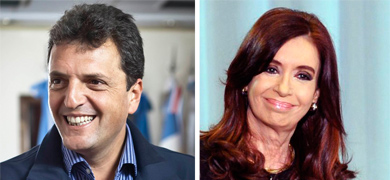 Massa y Fernndez de Kirchner, rivales en los prximos comicios. | Efe