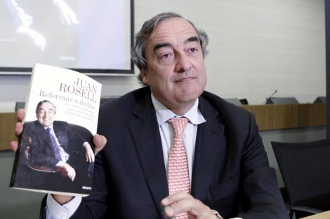El presidente de la CEOE, Juan Rosell. | Sergio González