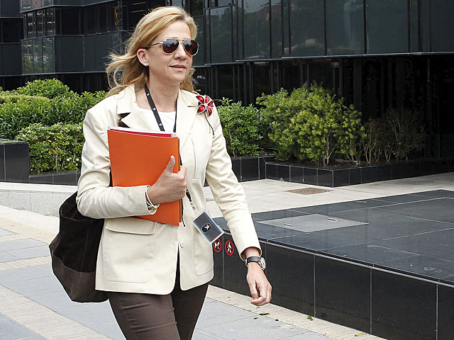 La Infanta Cristina, el pasado 7 de mayo saliendo de trabajar. | Jordi Soteras