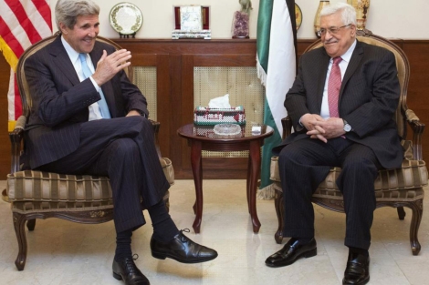 Kerry con Abbas, este viernes. | Reuters