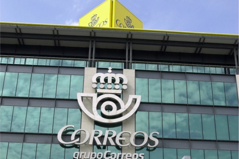 Imagen de archivo de la sede del Grupo Correos en Madrid. | EM