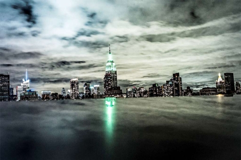 Perfil nocturno de la ilsa Manhattan. | ELMUNDO.es