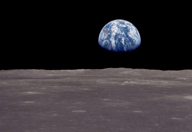 La Tierra, fotografiada desde la Luna durante la misin Apollo XI. | NASA