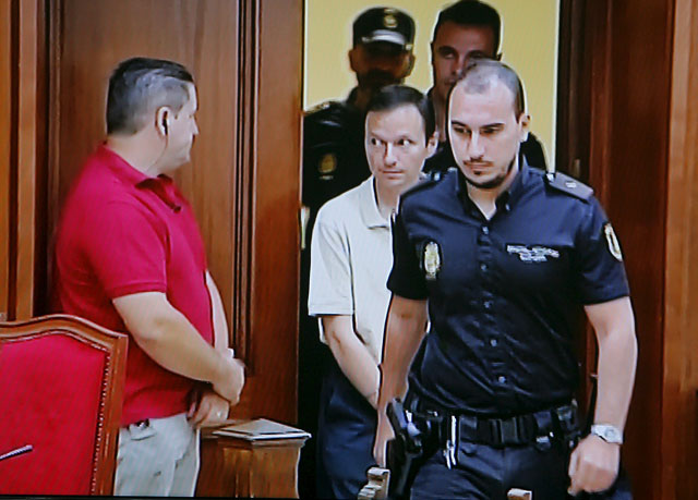 José Bretón entrando en la sala del juzgado. | Madero Cubero