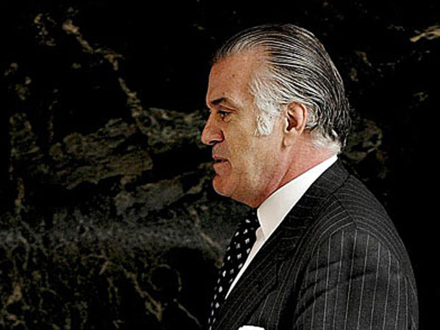 Luis Bárcenas, tras una declaración en la Audiencia Nacional