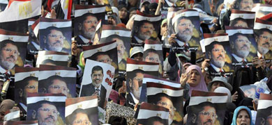 Partidarios del depuesto Mursi se manifiestan en El Cairo. | Efe