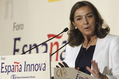 Carmen Vela, durante su intervención en el foro España Innova. | Efe
