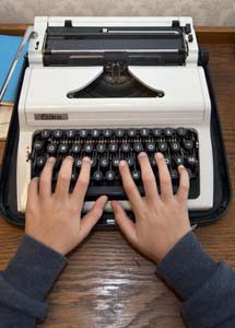 Máquina de escribir. | Afp
