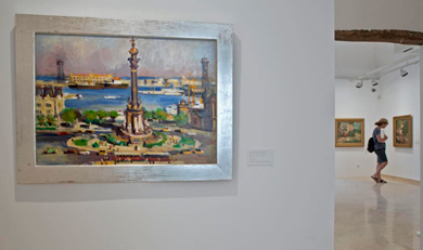 Vista de la exposicin 'Sisley-Kandinsky-Hopper'. | Efe