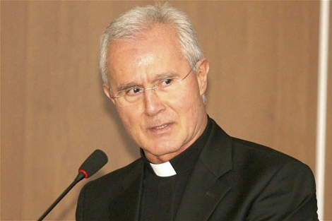 Monseor Scarano, detenido por presuntos delitos fiscales desde el Banco Vaticano.| E. M.